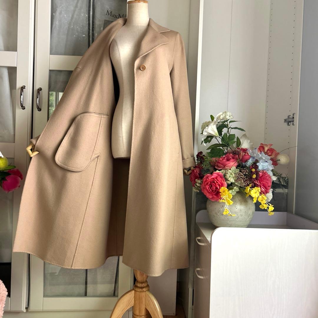 美品　ANTEPRIMA 上質ウール85% カシミヤ15% ロングコート