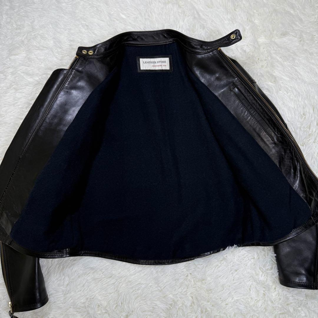 【入手困難⭐︎希少】ノーザンフォックス 肉厚シングルライダースジャケット 激レア