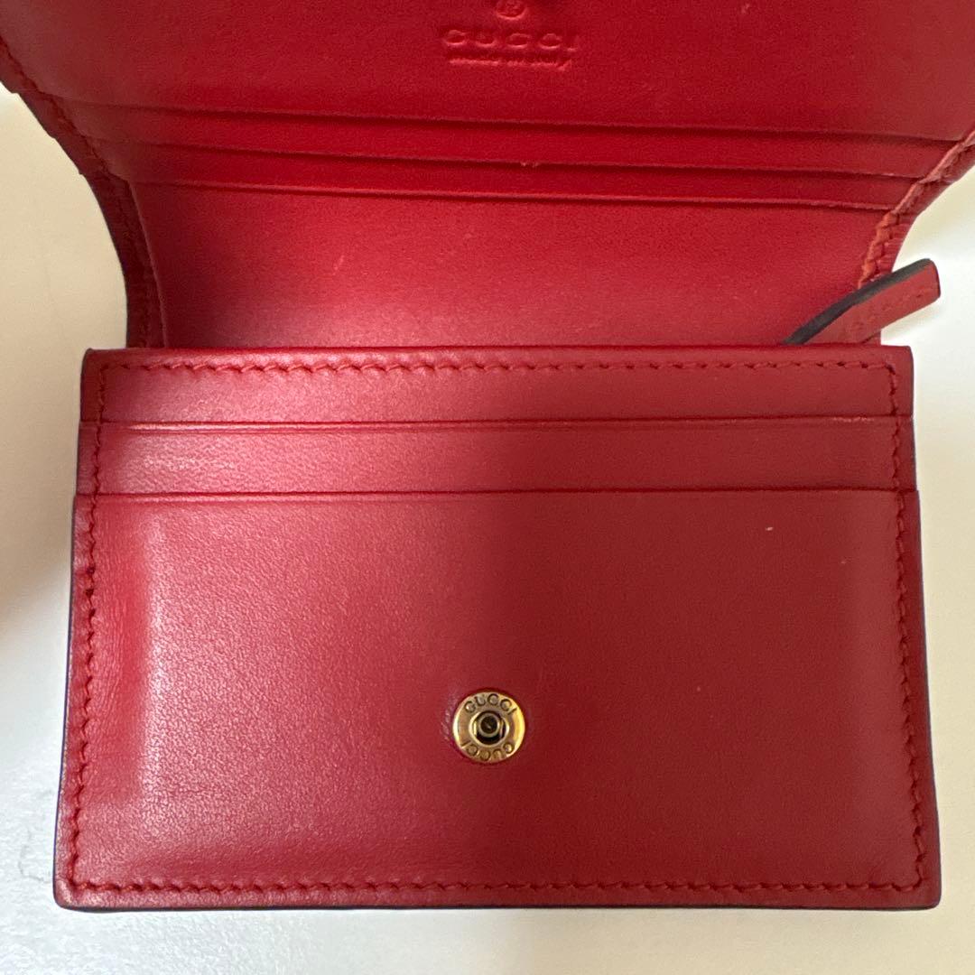 GUCCI 二つ折り財布 さくらんぼ チェリー