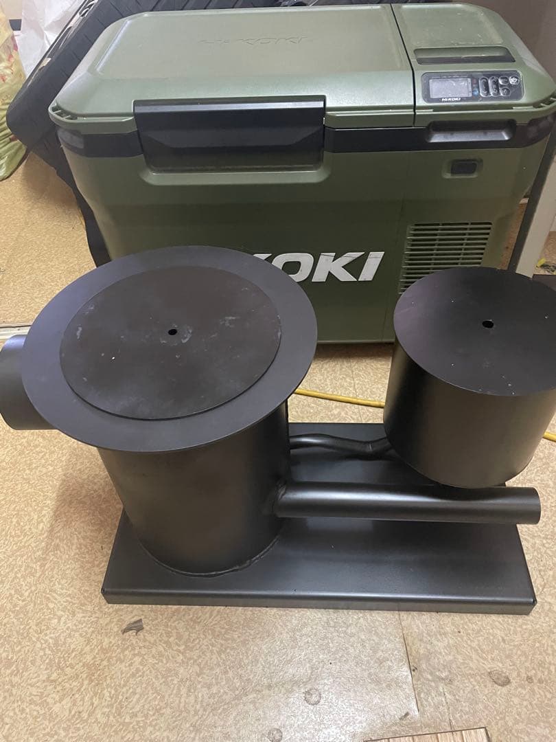 廃油ストーブ　耐熱塗装　高品質　送風機付き