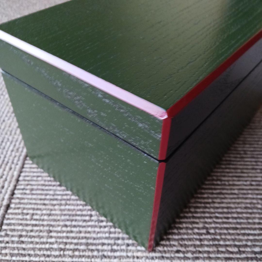 茶道具一式 深緑色茶箱　野点