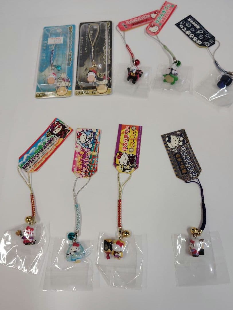 ハローキティ キティ ご当地 根付け ストラップ セット 110個 まとめ売り