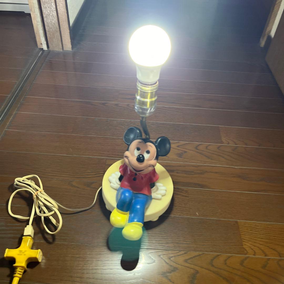 ミッキーマウス　ランプ　1970年代　ビンテージ