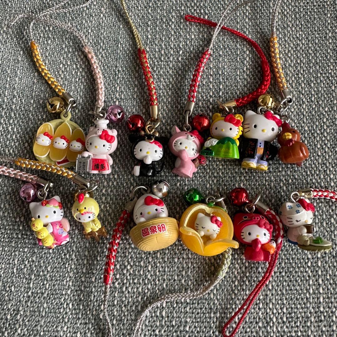 ご当地キティ　ハローキティ根付け　ストラップ　 大量　まとめ売り