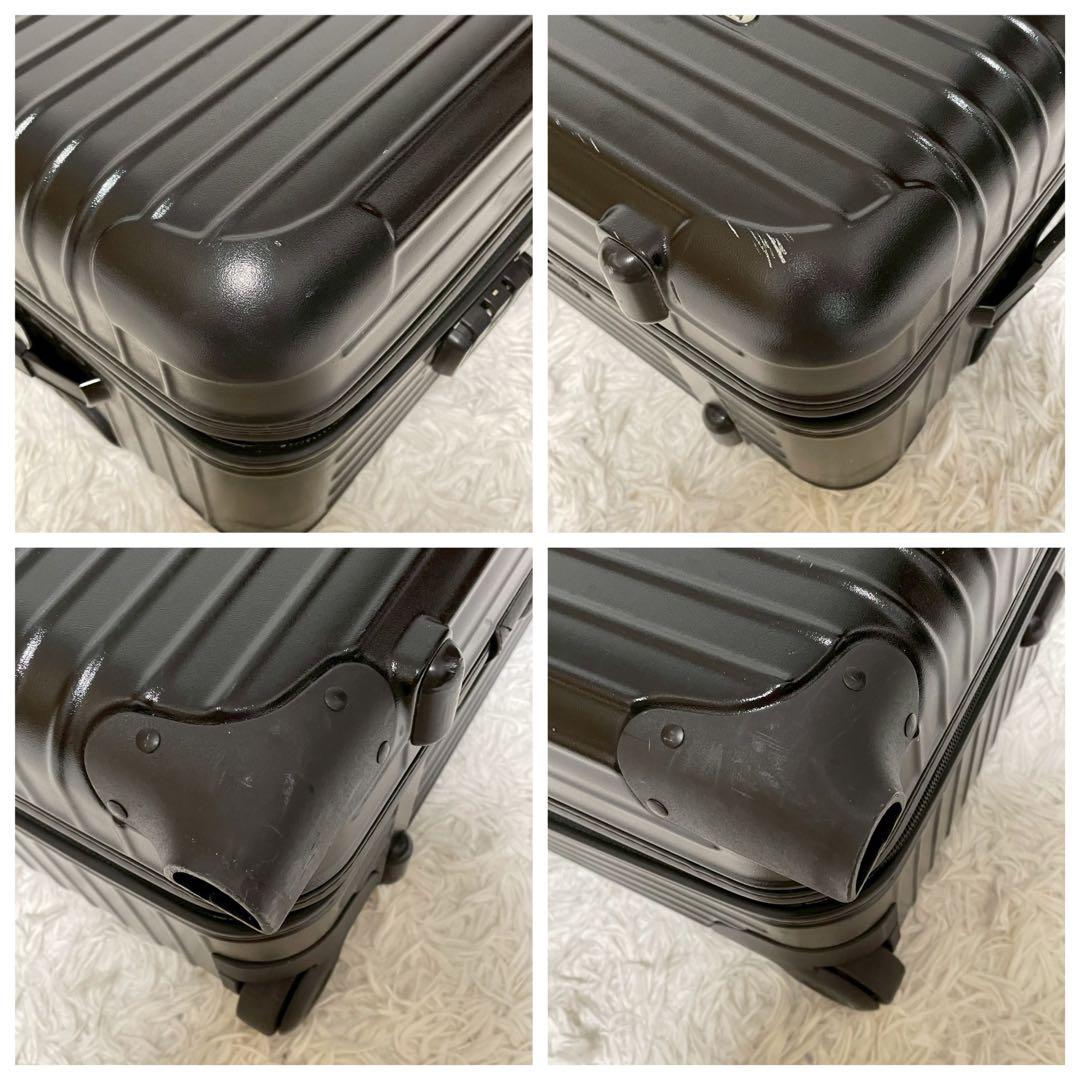 美品　リモワ　サルサ　63L トロリー　キャリーケース　2輪　ブラック