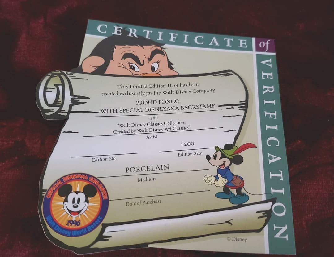 【新品未使用】WDCC 廃盤品 ディズニー 101匹わんちゃん フィギュア