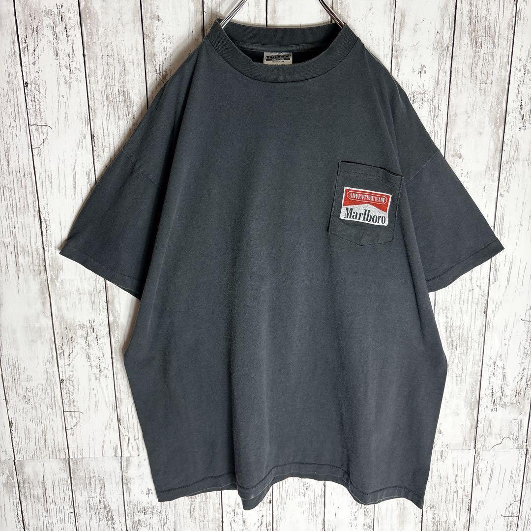 Marlboro マルボロ tシャツ スネークパス 両面 USA製 XL▲□