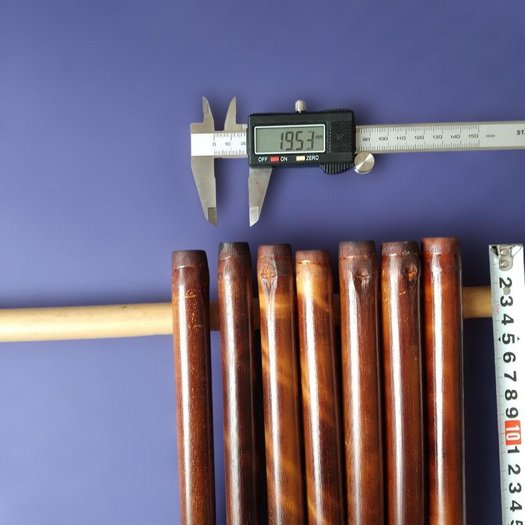 燻竹 篠竹 女竹 篠笛 ７本セット