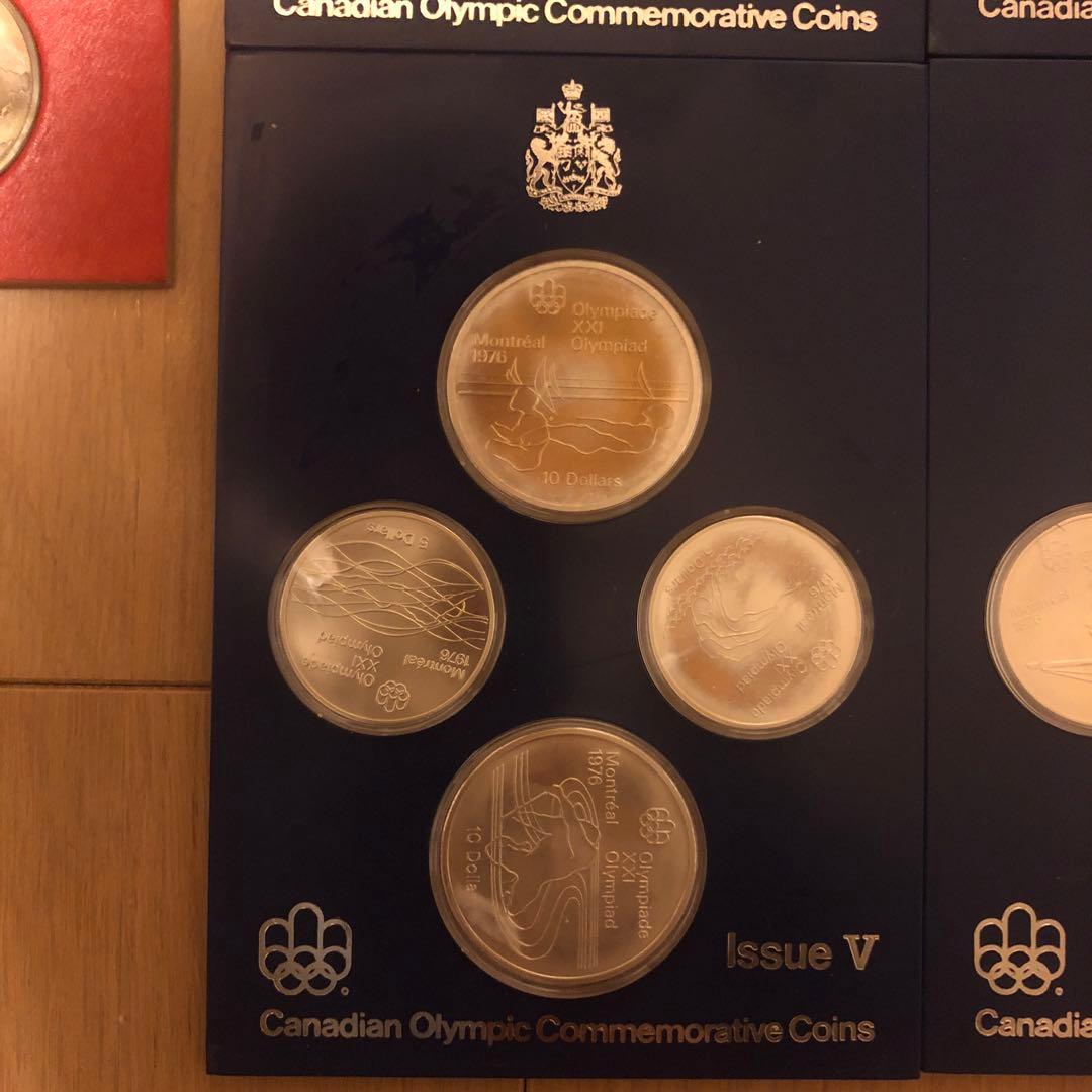 1976年　カナダオリンピック　モントリオール　記念セット　銀貨