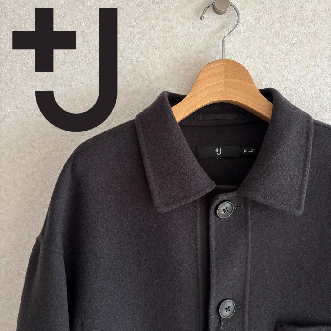ユニクロ +J ウールブレンドオーバーサイズシャツジャケット UNIQLO