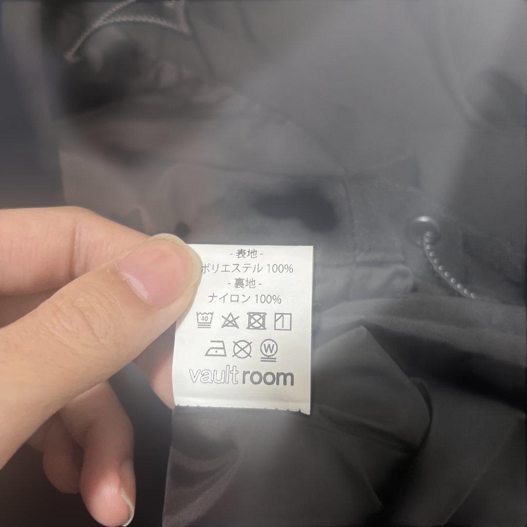 vaultroom GAMING アノラック　ジャケット　ブラック