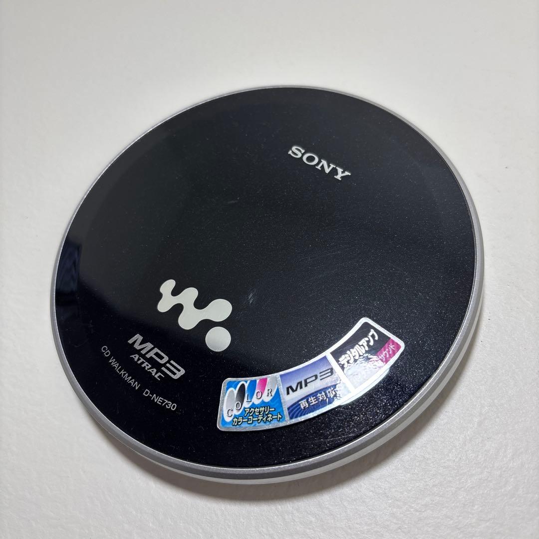【動作確認済】SONY ポータブルCDプレーヤー Walkman D-NE730