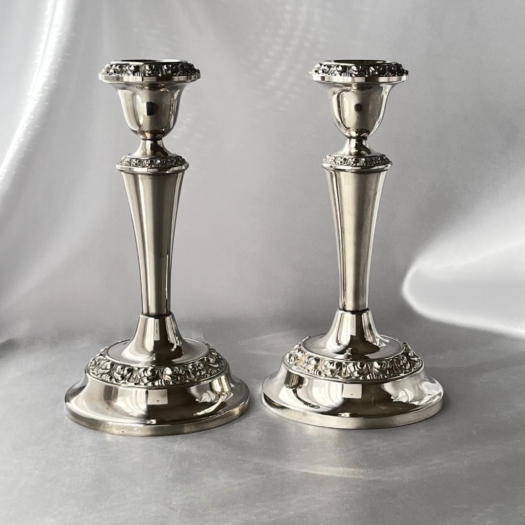 【IANTHE】薔薇のキャンドルスタンド ペア シングルスタンド