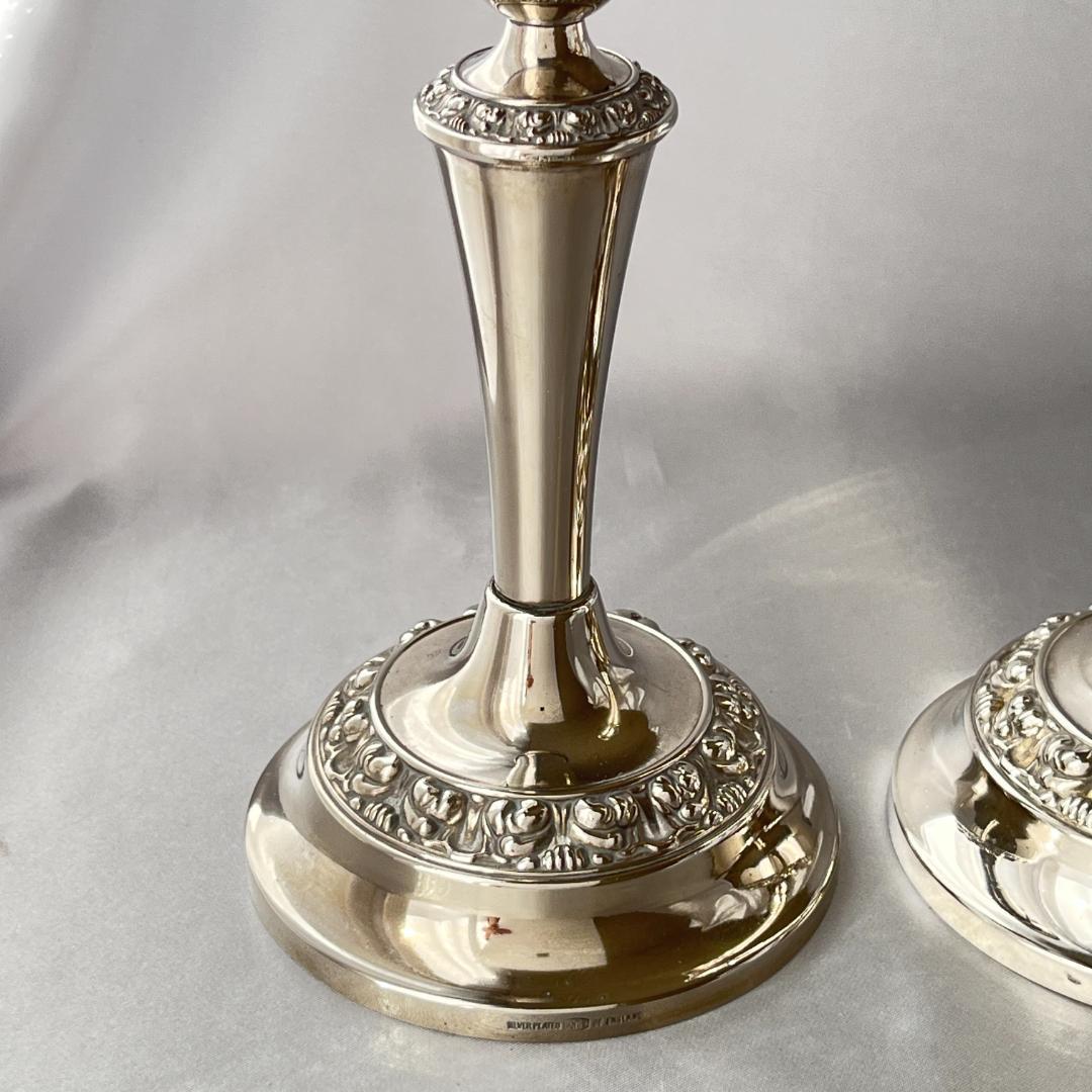 【IANTHE】薔薇のキャンドルスタンド ペア シングルスタンド