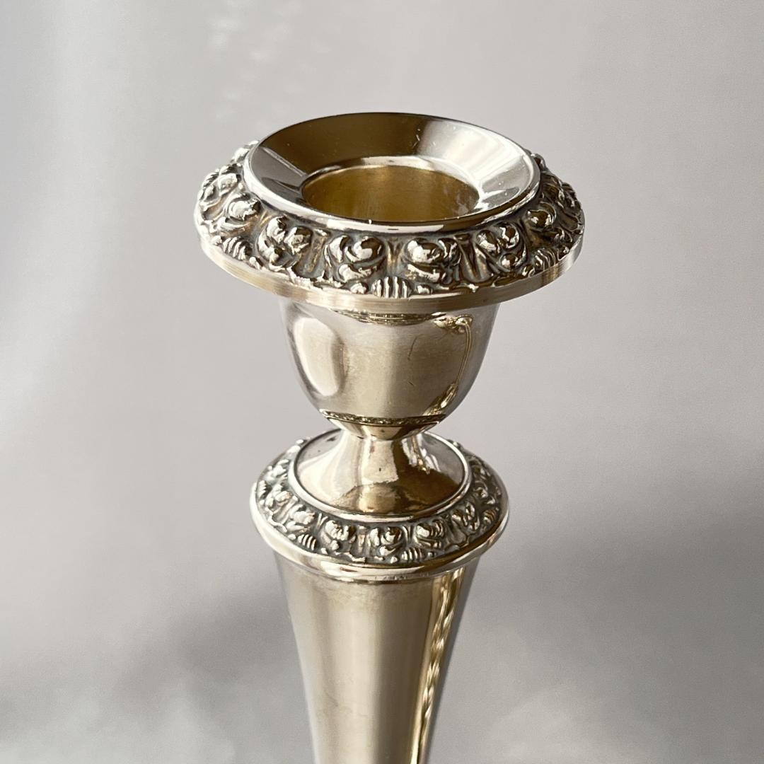 【IANTHE】薔薇のキャンドルスタンド ペア シングルスタンド