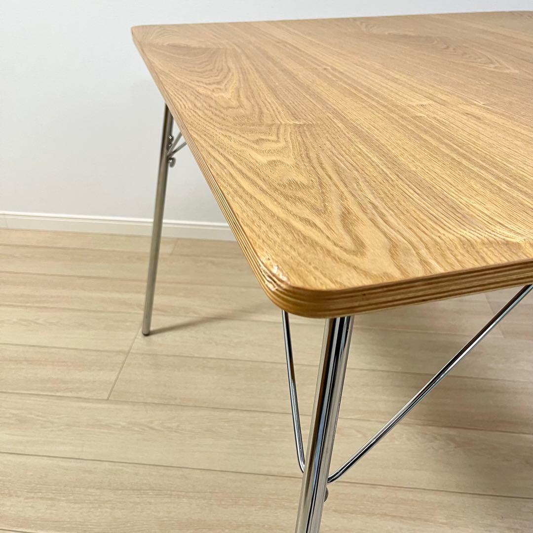 (つ27)イームズ 折りたたみ式 ダイニングテーブル DTM-2 正方形