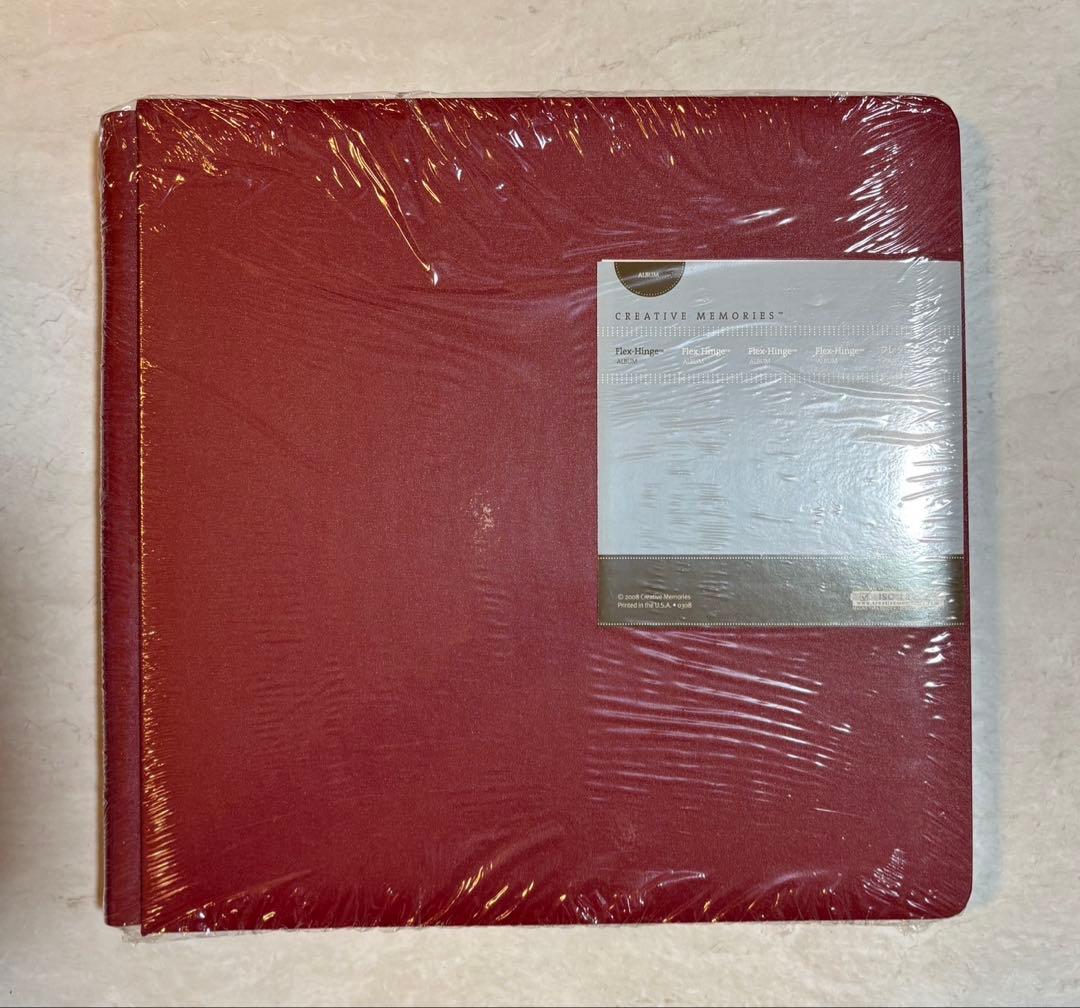 クリエイティブメモリーズ　12インチアルバムカバー3冊＋ナチュラル台紙2パック
