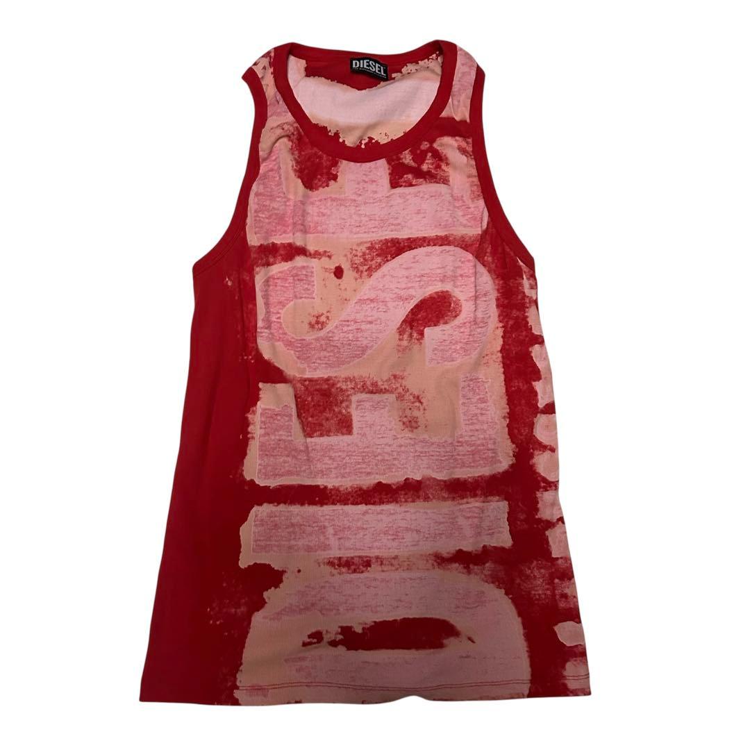 Diesel ディーゼル レッド タンクトップ L 長渕剛