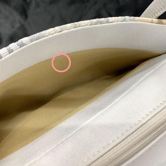 503mg2◆春色 春夏 上質 利休バッグ 松 間道◆美品