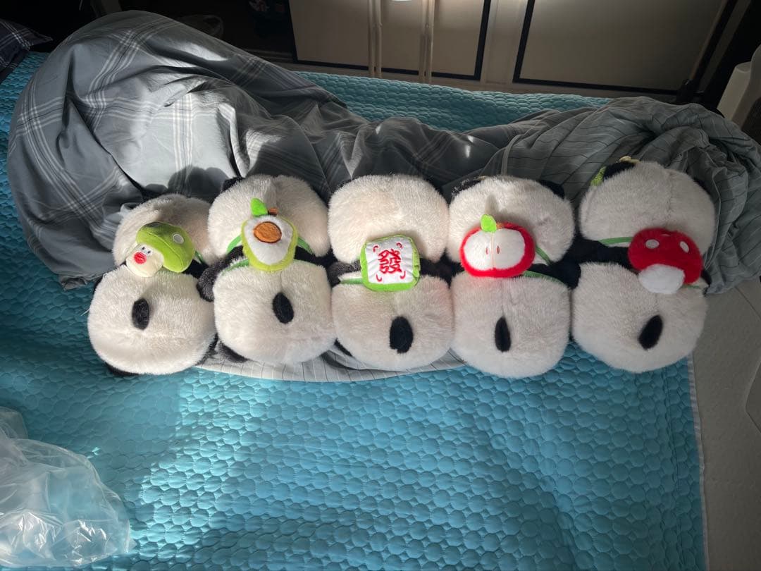 【値下げo k】パンダのぬいぐるみ5体セット