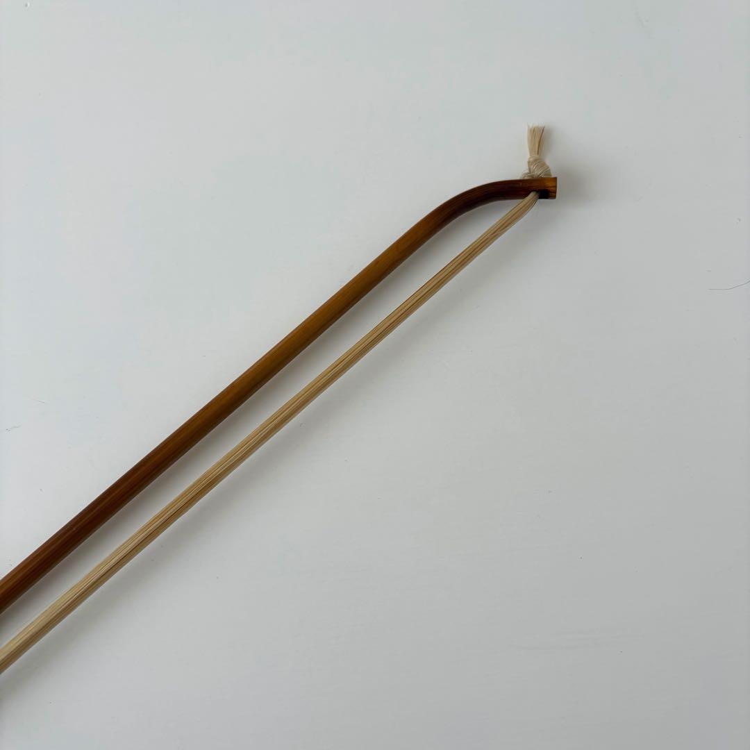 【ケース付】敦煌牌 DUNHUANG 二胡 蛇革張り弓 弦付