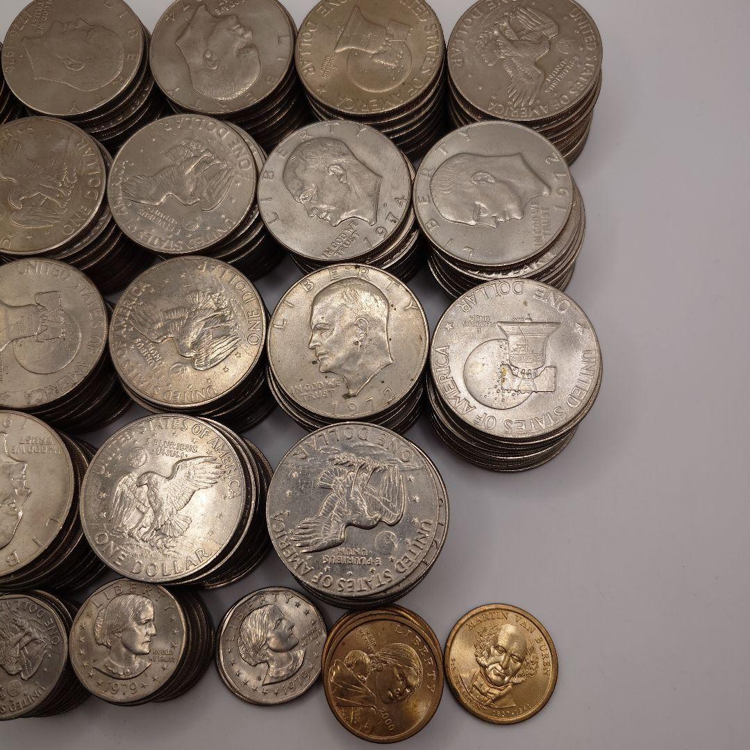 アメリカ ONE DOLLAR 1ドル 古銭 220枚セット b1301