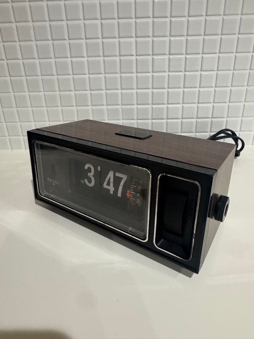 【レア】セイコー SEIKO DP674B パタパタ時計 目覚まし時計 レトロ