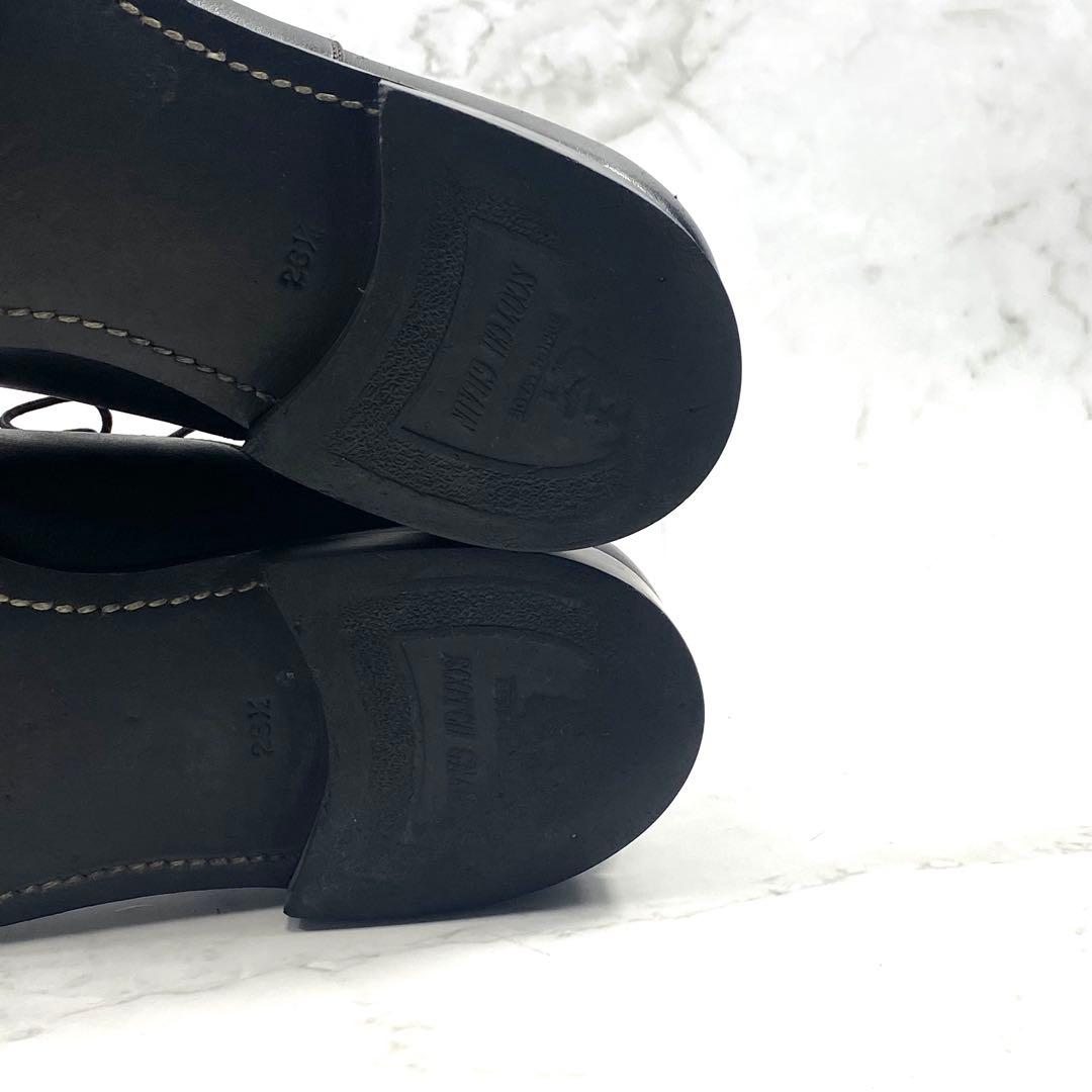 スコッチグレイン ストレートチップ ビジネスシューズ 黒 レザー 26.5