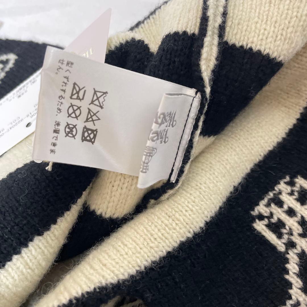 大人気　ヴィヴィアンウエストウッド　ボーダー　ニット帽　2022復刻