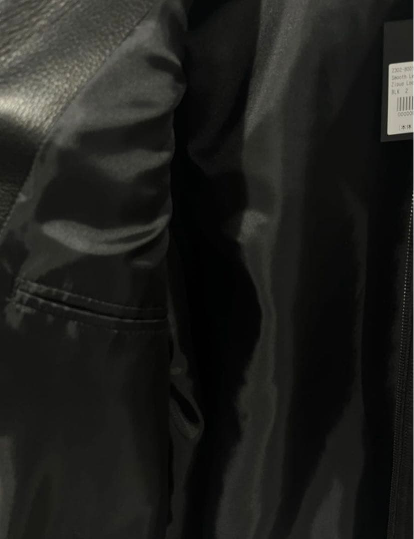 ジャケット・アウター MINEDENIM Leather Studs Zipup Loose JKT