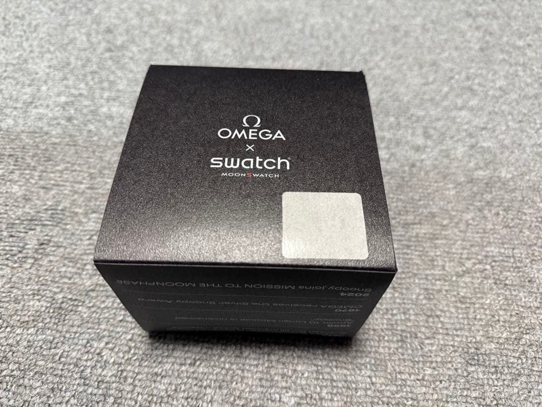 時計 Snoopy x OMEGA x Swatch MoonSwatch Black