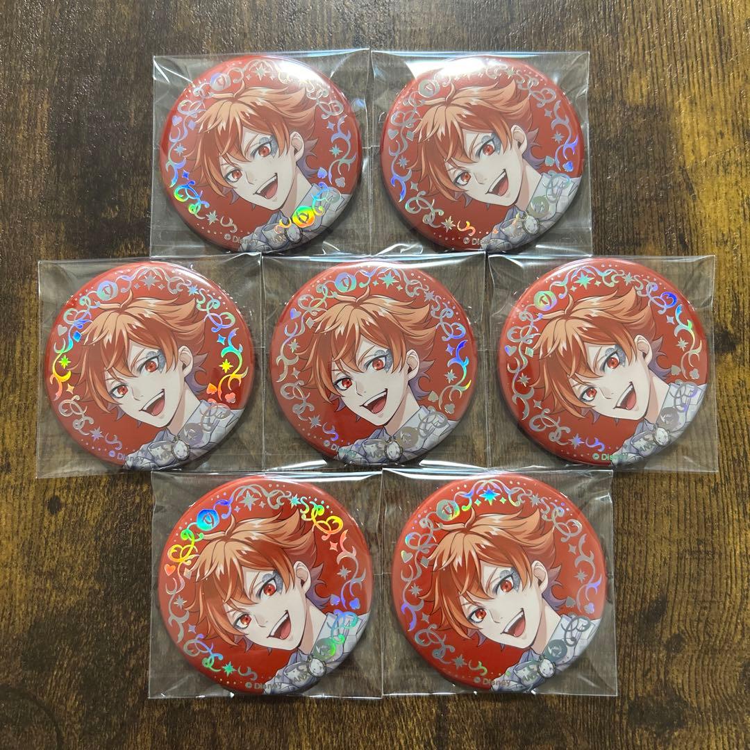 ツイステ　エース　オーロラ箔缶バッジコレクション　プラチナジャケット