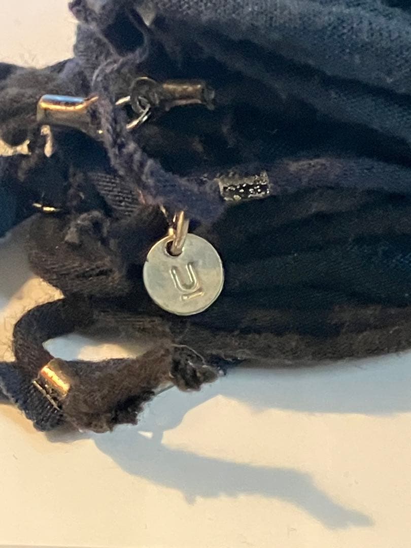 希少アンダーカバー名作紐ブレスバングルネックレスリング初期ドクロスカルワイヤー