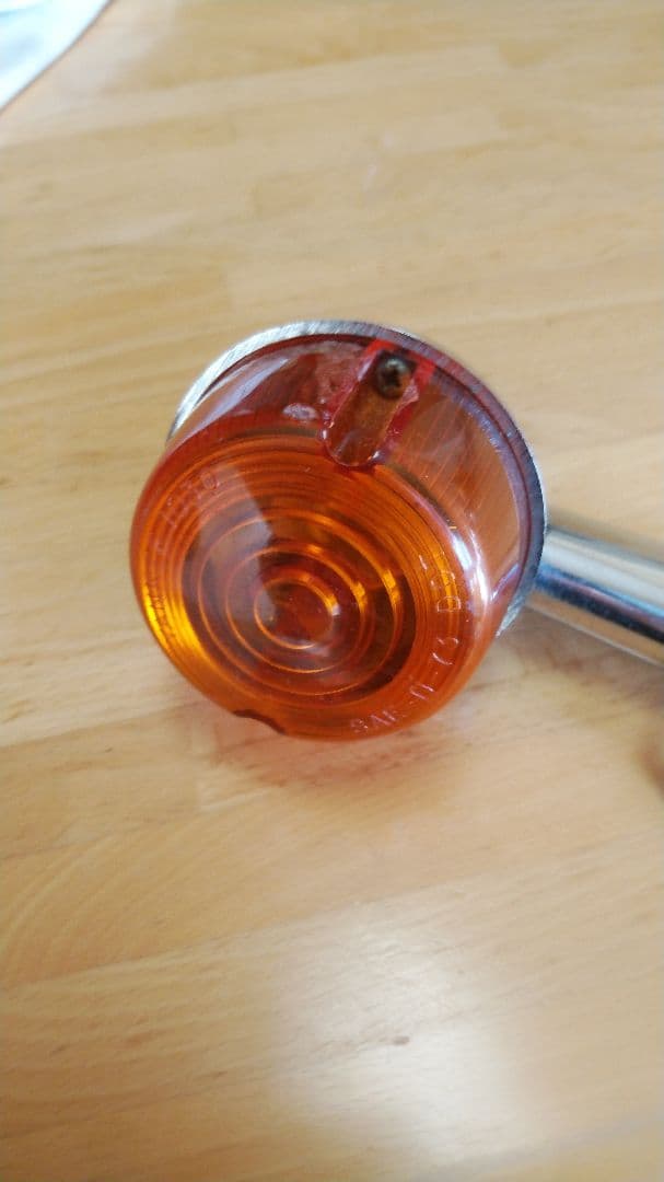 ハーレー ヤンキーウインカー 1つレンズ無しショベルヘッドビンテージ当時物