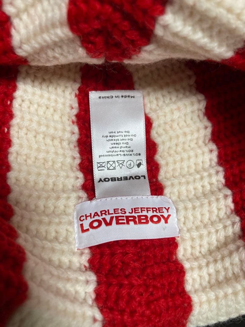 【正規品】【CHARLES JEFFREY LOVERBOY】猫耳ニットビーニー