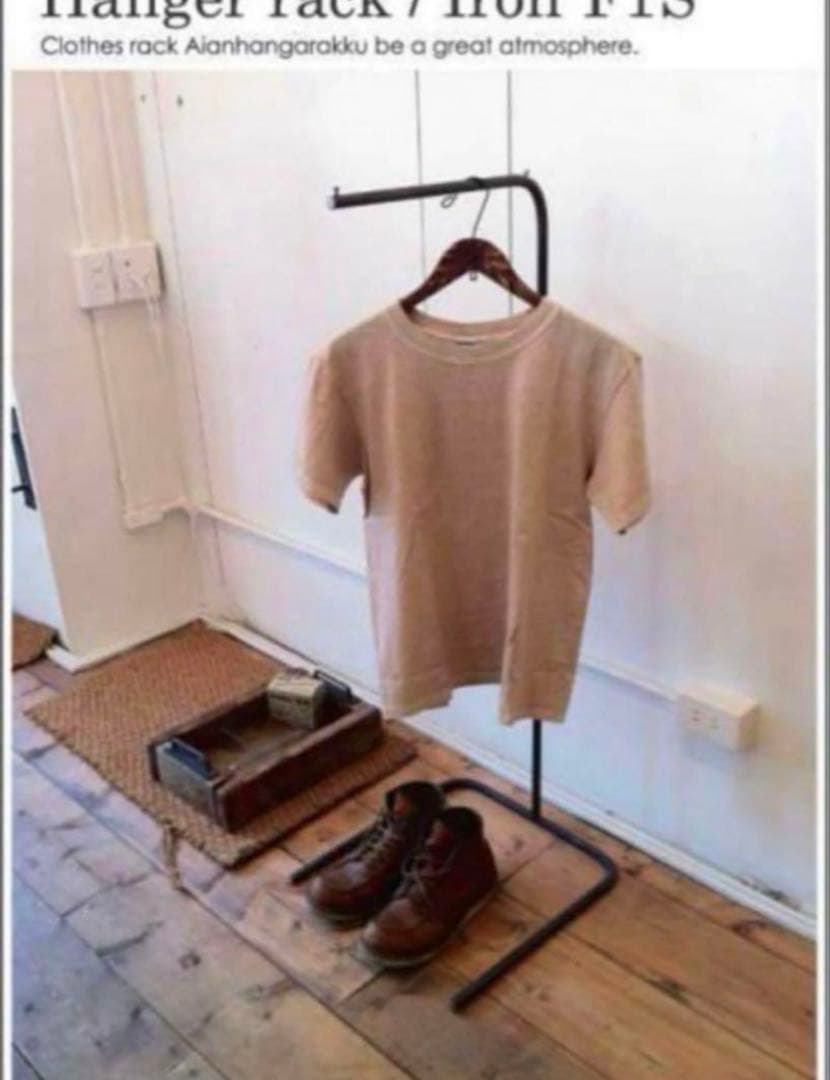 貴重　数限定　アイアン　ハンガーラック　インダストリアル　アイアン家具　シンプル