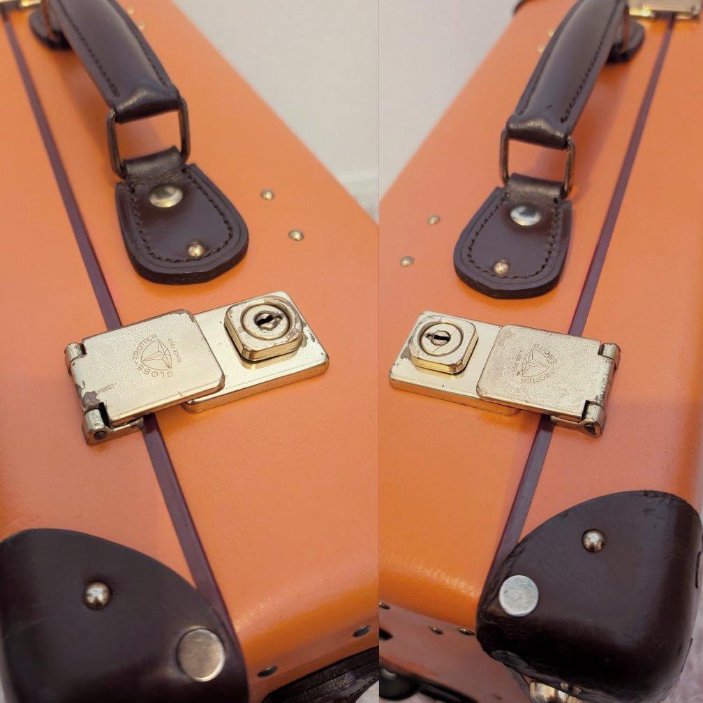 美品★グローブトロッター２輪センテナリー18インチ３０Lトロリースーツケース中古