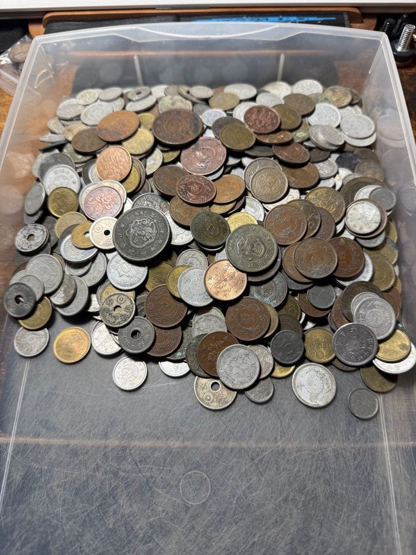 古銭　穴銭　古札　大量　銅貨等　まとめ1.5kg以上