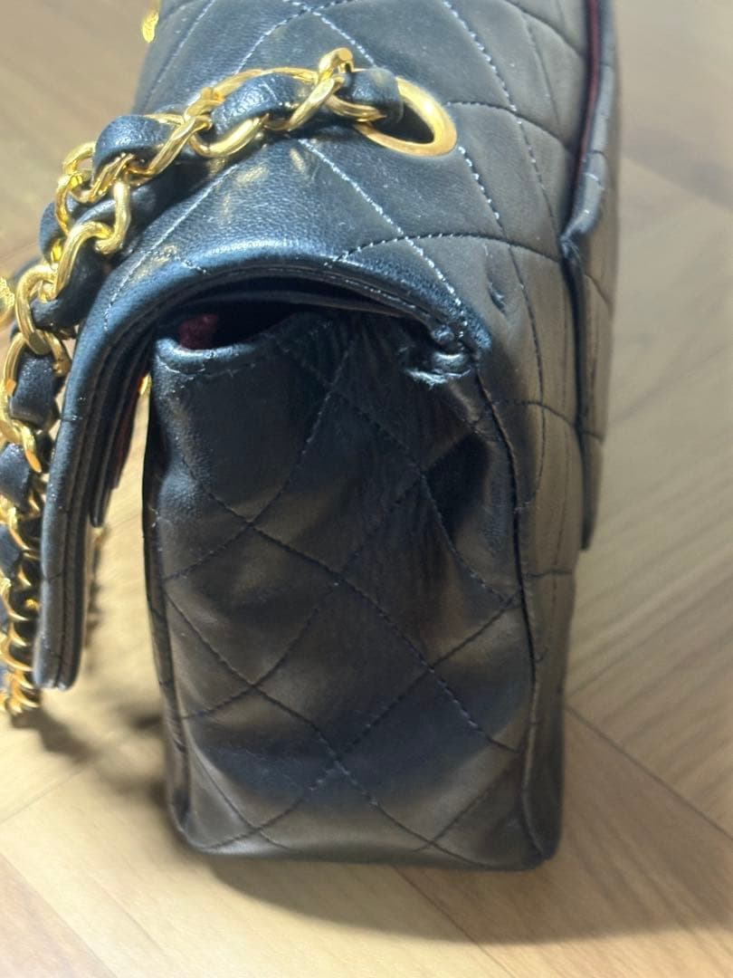 シャネル CHANEL ショルダーバッグ マトラッセ 25 Wチェーン