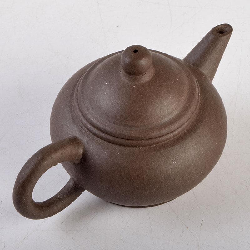 中国　紫砂　紫泥　急須　茶壷　在銘　C　9272