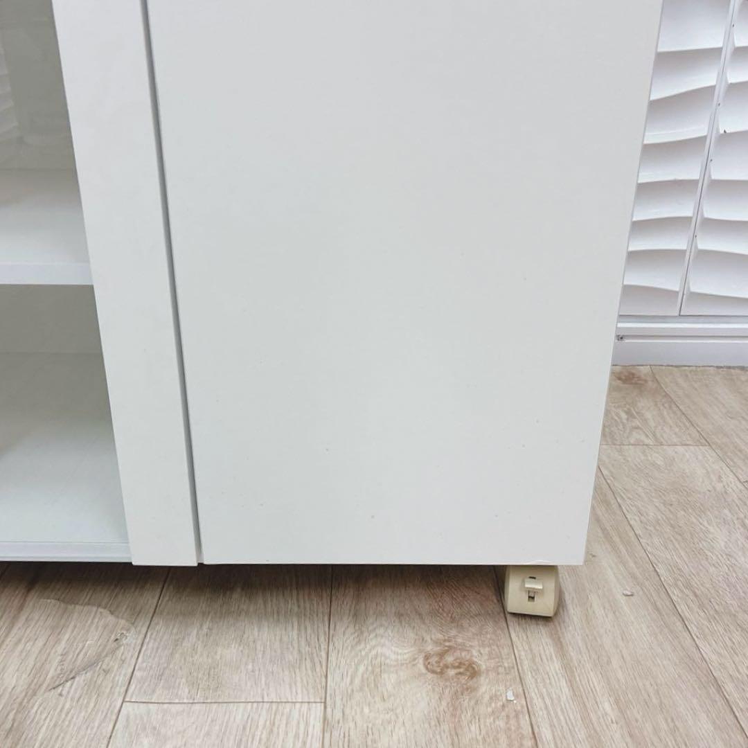 ◇大阪府 神戸市 配達料無料！◇山善◇ガラスキャビネット◇キッチンカウンター◇