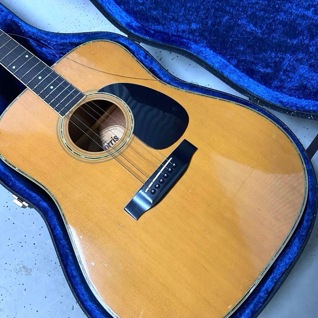 Morris モーリス⭐️W-30アコースティック　ハードケース付き