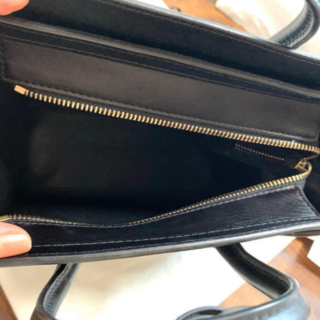 レアCELINE セリーヌナノラゲージ　ハラコ　美品