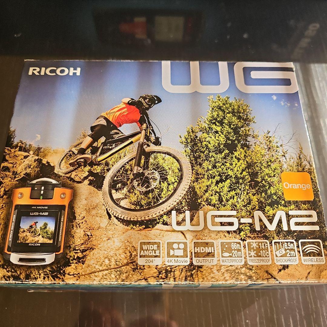 RICOH WG-M2 オレンジ　美品中古品　外箱セット