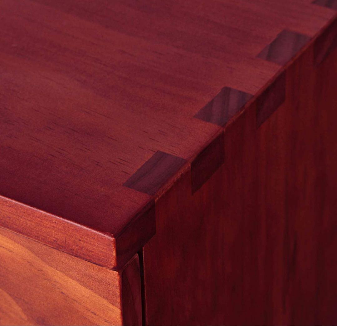 キャスター付きヴィンテージ調多段チェスト　幅47.5