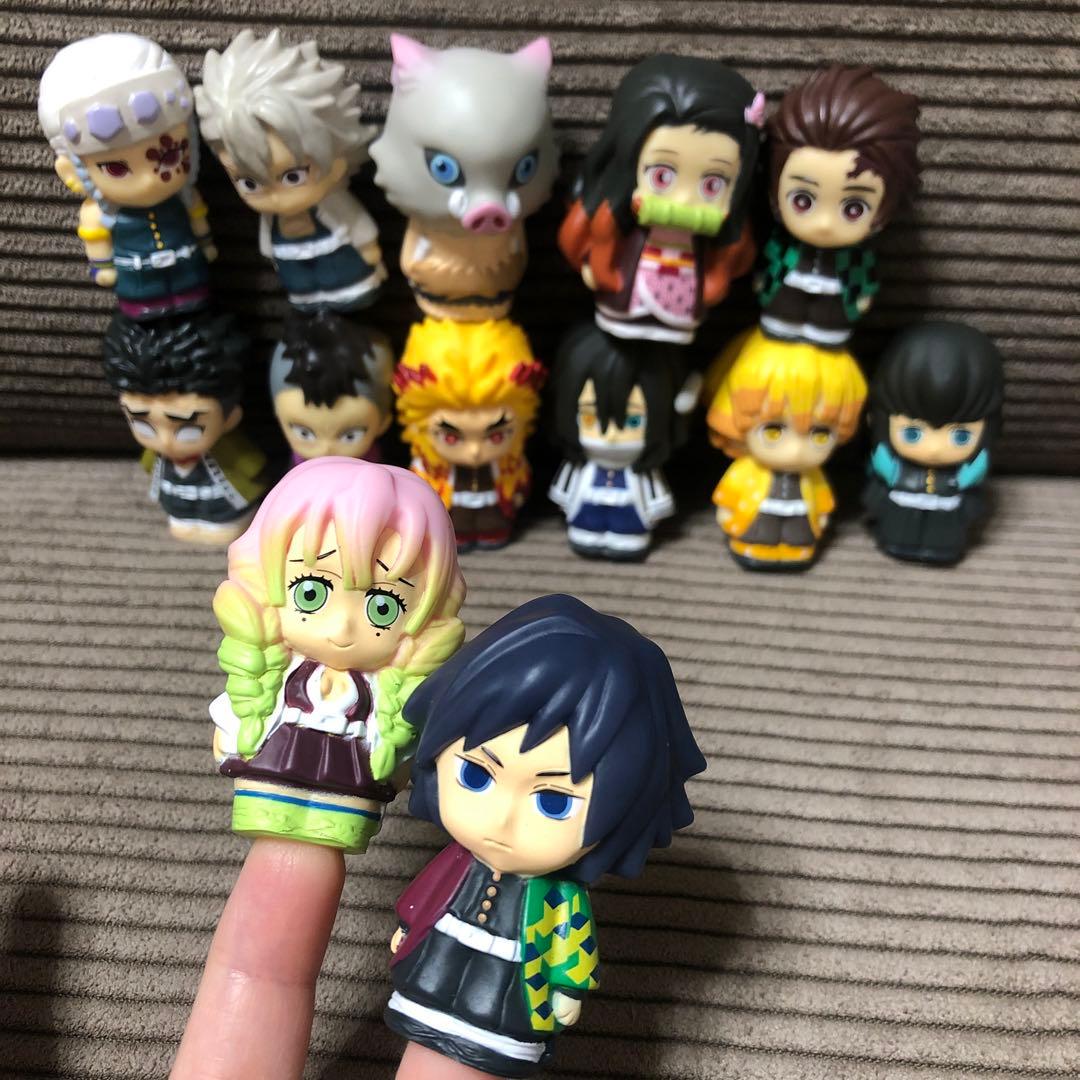 鬼滅の刃 指人形 ソフビィセット