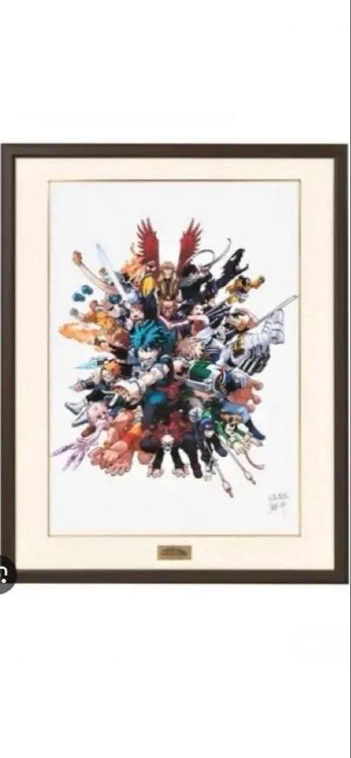 ヒロアカ展　受注生産品　複製原画　キービジュアル