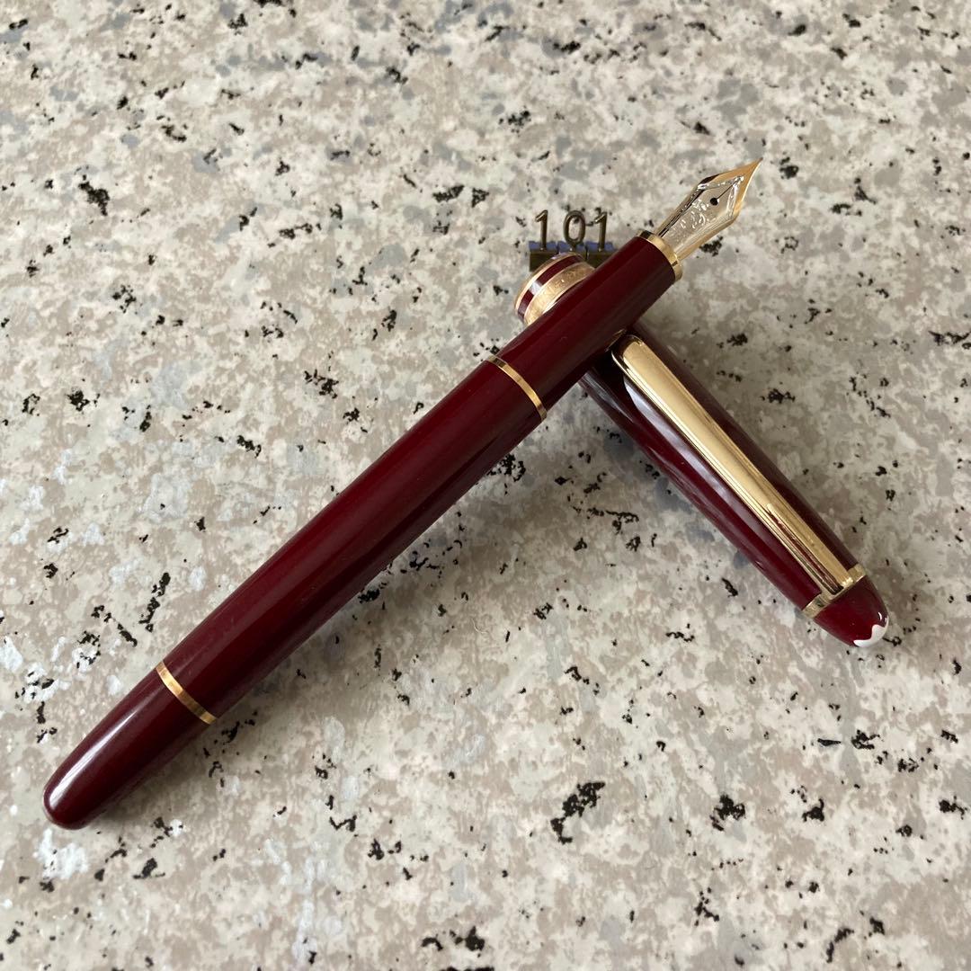 #101 オーバーホール済み 万年筆 モンブラン MONTBLANC 14k