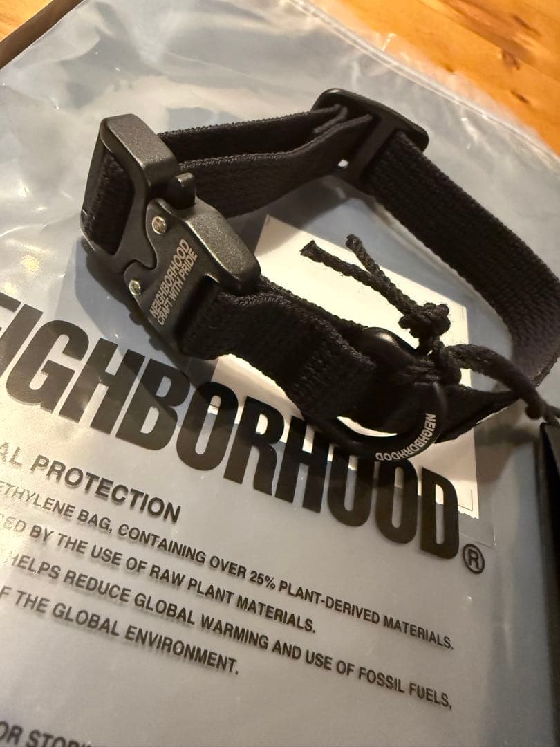 NEIGHBORHOOD ブラック首輪　DOG COLLAR NARROW