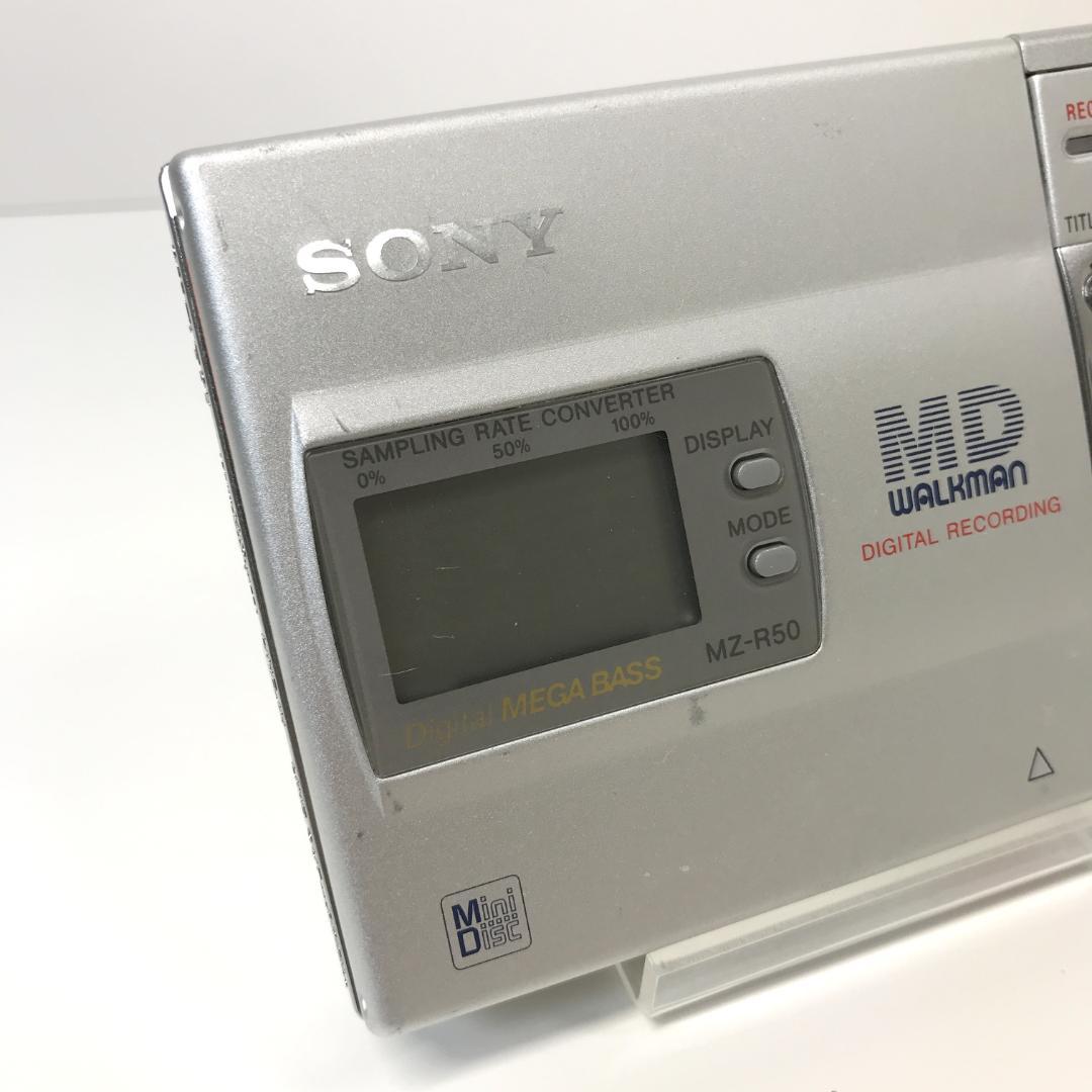 【良品】SONY MDウォークマン MDレコーダー MZ-R50 シルバー